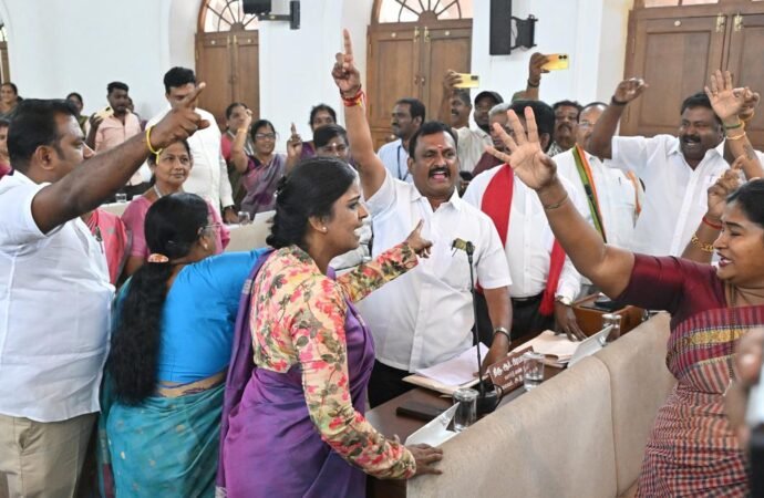 AIADMK, DMK councillors clash over credit for G.D. Naidu flyover in Coimbatore